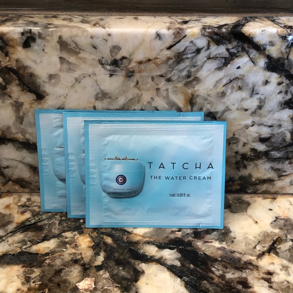 Set of 3 Tatcha The Water Cream Sample Size Packets